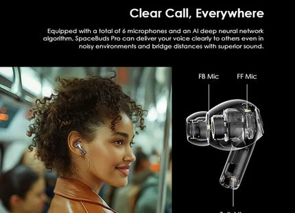 Audífono Oraimo SpaceBuds Pro | Inalámbrico Bluetooth | IP54 | OTW-930