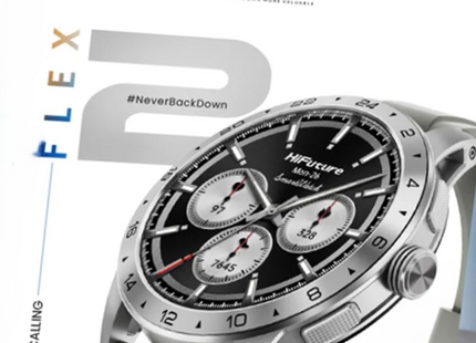 Smart Watch HIFUTURE FLEX 2 | Pantalla Táctil HD | Monitoreo de Actividad Física | Notificaciones Inteligentes | Resistencia al Agua IP68 | Negro