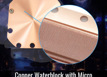 Enfriamiento Líquido RGB AeroCool Oasis L360 WH | 360mm | 3 en 1 | Blanco