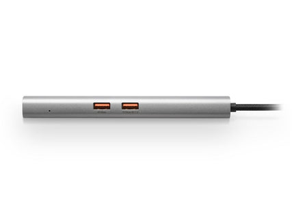 Adaptador Sharkoon OfficePal Combo USB-C a USB-A y USB-C | Conexión HDMI | RJ45 | Negro