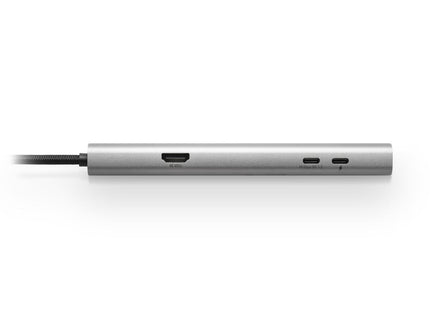 Adaptador Sharkoon OfficePal Combo USB-C a USB-A y USB-C | Conexión HDMI | RJ45 | Negro