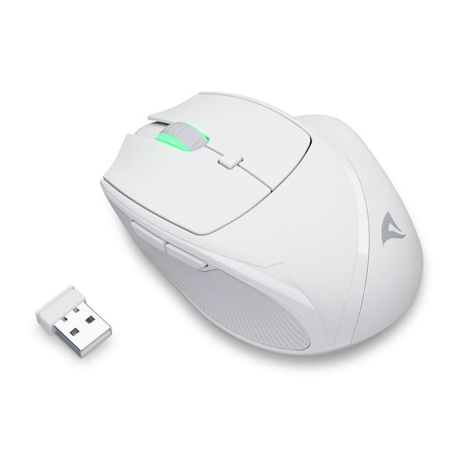 Mouse Sharkoon OfficePal M25W Inalámbrico | Receptor USB | 1600 DPI | Ergonomía