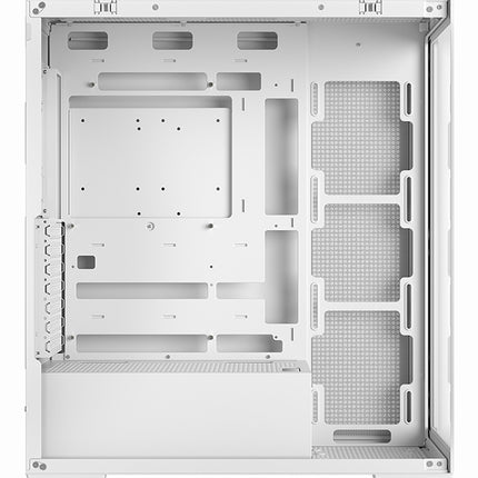 Case Gaming Deepcool CG580 WH ATX Templado | Diseño de Vidrio Templado | Ventilación Optimizada | Compatible con GPUs de hasta 350mm