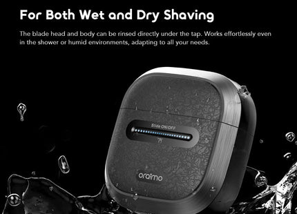 Oraimo Afeitadora GoShave IPX7 negro, ORS-210N