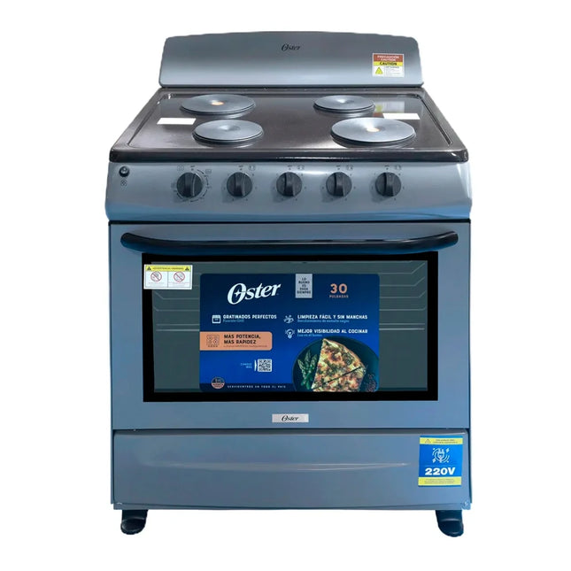 Oster Estufa Eléctrica 30" 4 Discos, OS-ELBC30220S