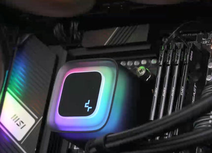 Enfriamiento Líquido RGB DeepCool LE360 V2 | AIO 360 mm | Triple Ventilador ARGB | Soporte AM5/AM4 y LGA1700+