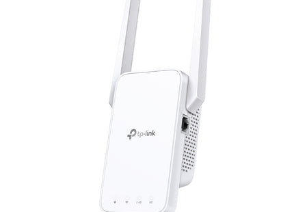 Repetidor de señal TP-Link RE315 vista lateral mostrando antenas externas