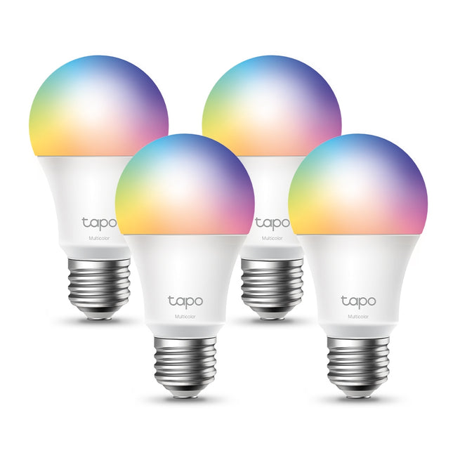 Bombillo LED inteligente TP-Link Tapo L530E pack de 4 unidades con base E27