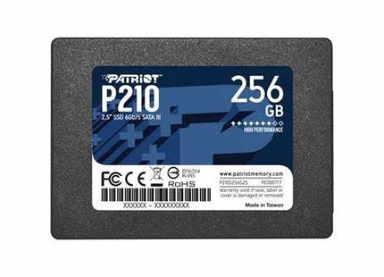 Patriot SSD P210 256GB 2.5" SATA III, P210S256G25