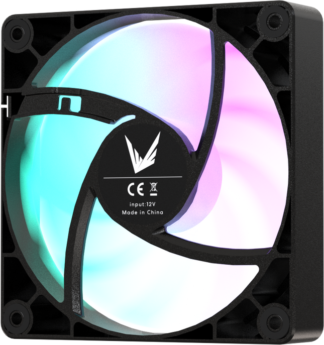 Formula V Line PA120 ventilador negro 120mm - vista trasera