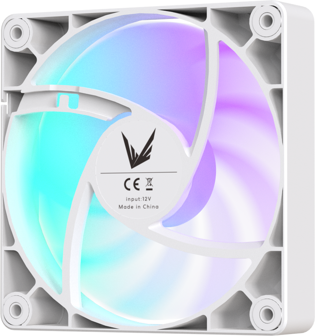Formula V Line PA120R ventilador blanco 120mm - vista trasera