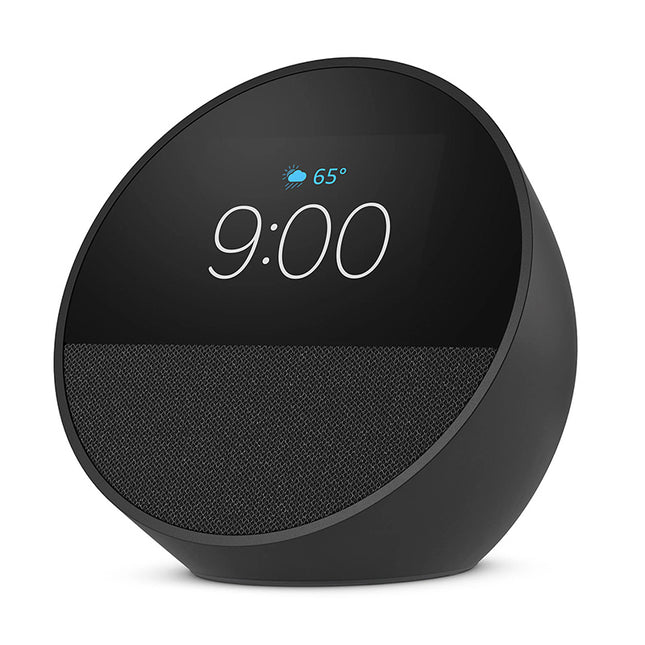 Amazon Echo Spot 2024 | Reloj Inteligente con Alexa | Alarma | Pantalla LED