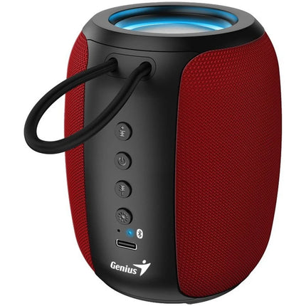 Parlante Genius SP-915BT | Bluetooth | Potencia 5W | Batería recargable | Sonido estéreo | Color Rojo