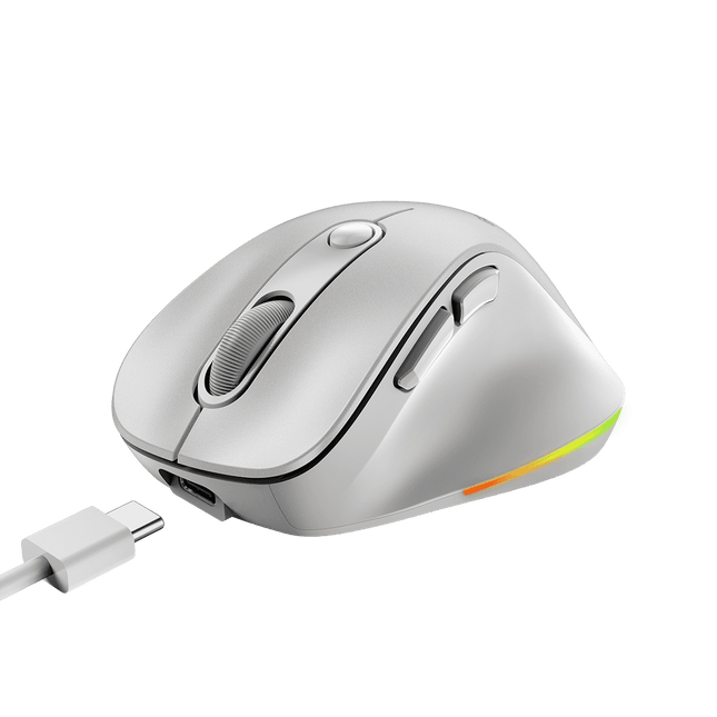 Mouse Genius RS2 Ergo 9000S Pro | Inalámbrico con Receptor USB | 1600 DPI | Vertical Ergonómico
