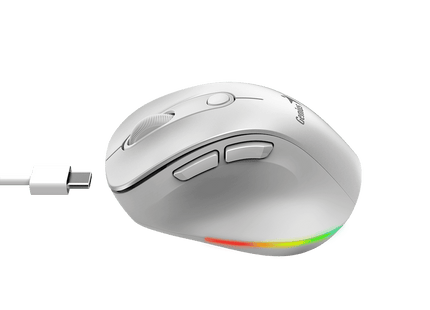Mouse Genius RS2 Ergo 9000S Pro | Inalámbrico con Receptor USB | 1600 DPI | Vertical Ergonómico