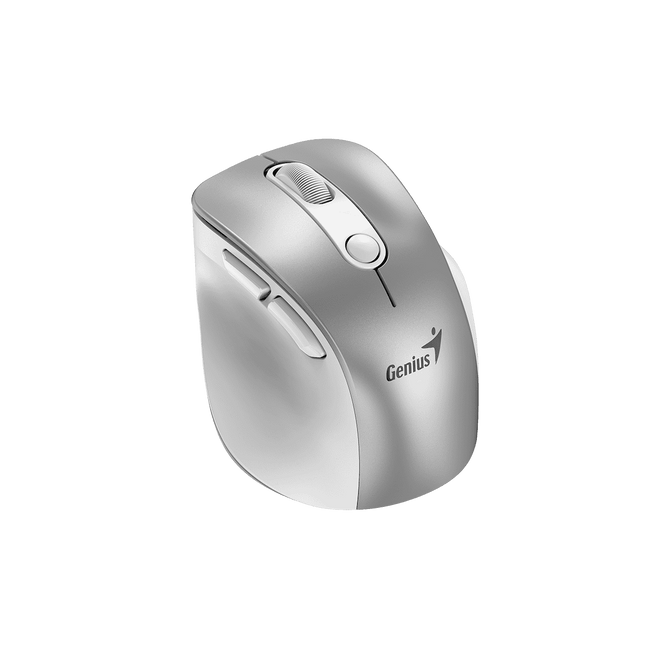 Mouse inalámbrico Genius 9000S Pro vista lateral derecha con soporte pulgar