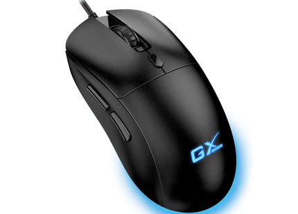 Mouse Gaming Genius Scorpion M500 vista lateral derecha mostrando diseño ergonómico