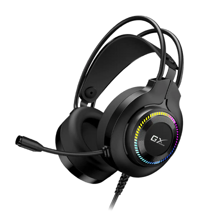 Headset Genius HS-GX580U | USB | 50mm | RGB | Micrófono ajustable