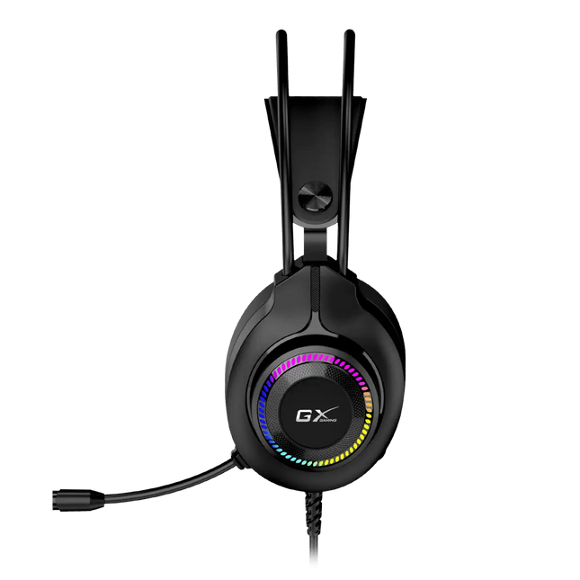 Micrófono ajustable y flexible del headset Genius HS-GX580U gaming