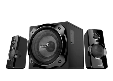 Parlantes Genius RS2 SW-2.1 1850BT | Sistema de Sonido | Subwoofer | 50W RMS | Bluetooth 5.3 | RCA | Óptica