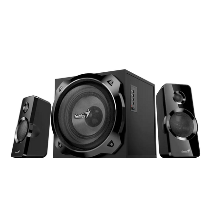 Parlantes Genius RS2 SW2.1 | Bluetooth | 38W RMS | 2.1 Canales | Subwoofer Incluido | Control de Volumen