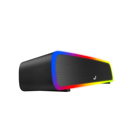 Barra de Sonido RGB Genius SP-HF200BT | Bluetooth | Iluminación RGB | 6W RMS