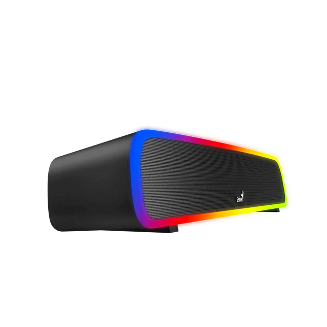 Barra de Sonido RGB Genius SP-HF200BT | Bluetooth | Iluminación RGB | 6W RMS