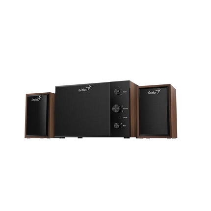 Parlante Genius SW-350 2.1 | Sistema de Sonido | Subwoofer 5.25” | 100W RMS | Conexión 3.5mm