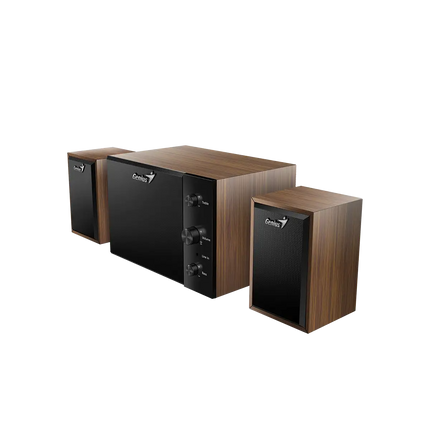 Parlante Genius SW-350 2.1 | Sistema de Sonido | Subwoofer 5.25” | 100W RMS | Conexión 3.5mm