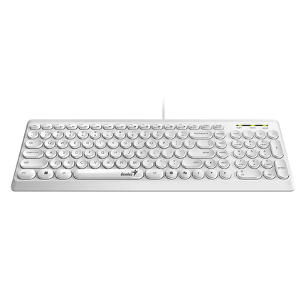 Teclado Genius SlimStar Q200 | Membrana | Alámbrico USB | Español