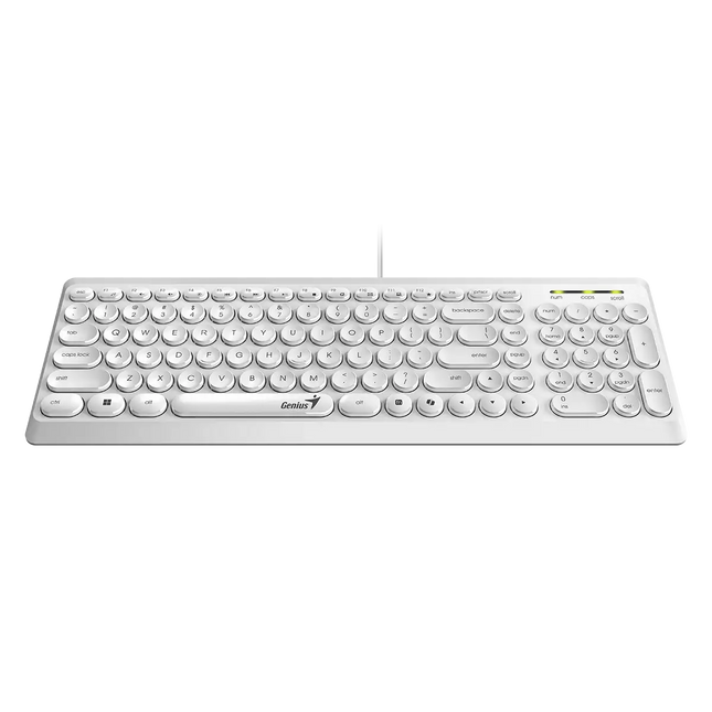 Teclado Genius SlimStar Q200 | Membrana | Alámbrico USB | Español