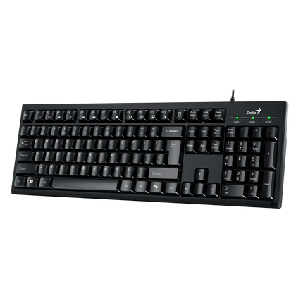 Teclado Genius Smart KB-100 | USB | Español | Diseño Delgado | Color Negro