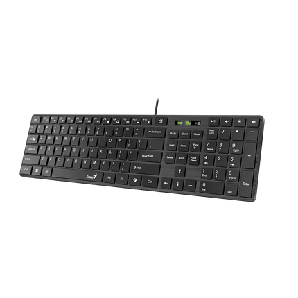 Teclado Genius SlimStar 126 | Membrana | Alámbrico USB | Español
