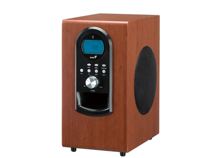 Parlante Genius SW-HF5.1 6000 II | Sistema de Sonido | Subwoofer | 200W RMS | Conexión RCA | 5.1 Canales | Acabado en Madera