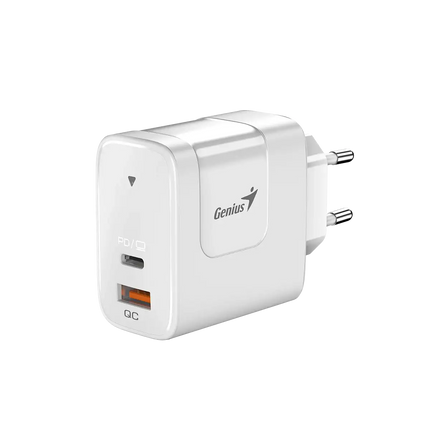Cargador de Pared Genius RS2 PD-65AC | 65W | USB-C | Carga Rápida | Blanco
