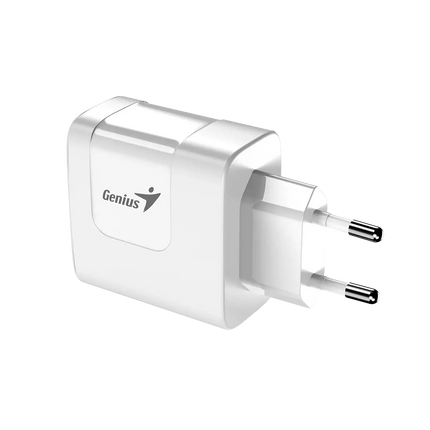 Cargador de Pared Genius RS2 PD-65AC | 65W | USB-C | Carga Rápida | Blanco