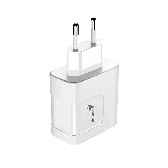 Cargador de Pared Genius RS2 PD-65AC | 65W | USB-C | Carga Rápida | Blanco