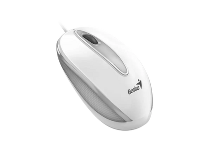 Mouse compacto Genius DX-Mini blanco vista lateral derecha