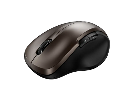 Vista lateral del mouse Genius Ergo 8200S mostrando forma ergonómica para la mano