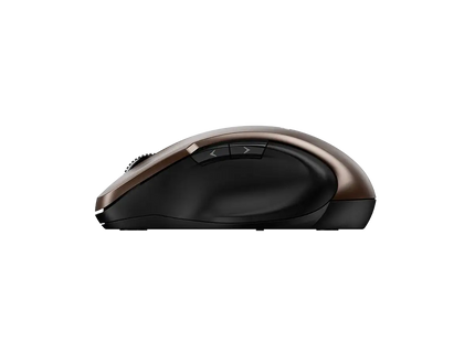 Vista trasera del mouse Genius Ergo 8200S con receptor USB incluido