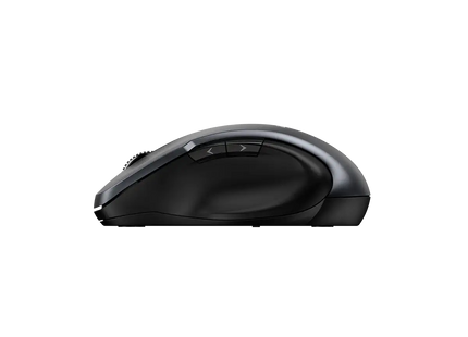 Mouse Genius RS2 Ergo 8200S gris vista inferior con sensor óptico y receptor USB
