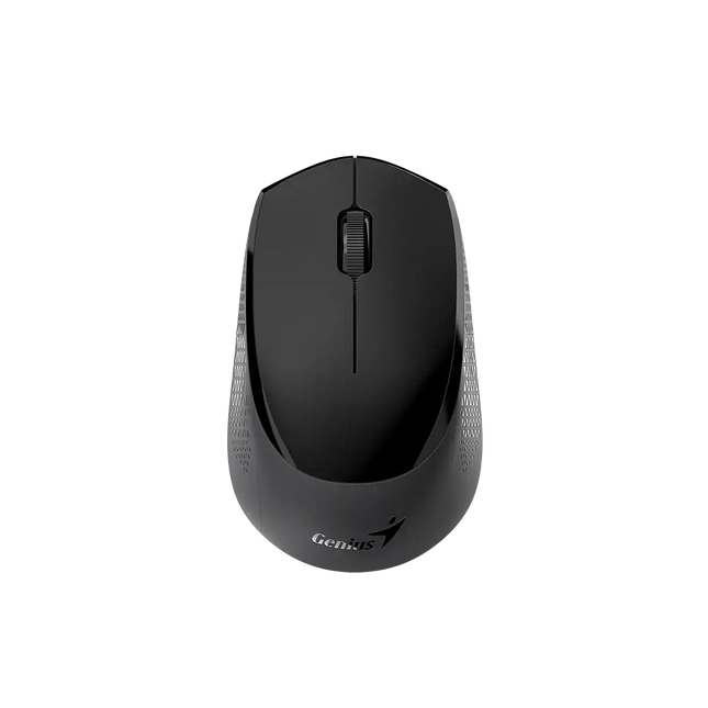 Mouse inalámbrico Genius NX-8000S negro con diseño ambidiestro y conectividad dual