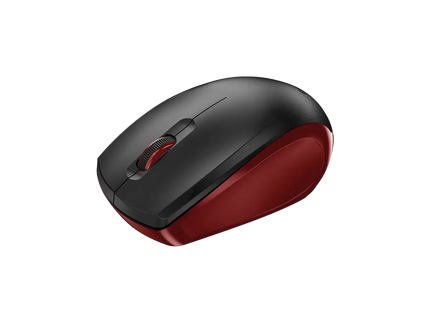 Mouse inalámbrico Genius NX-8006S rojo vista superior con botones