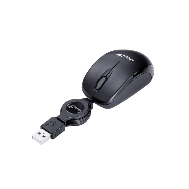Mouse Genius RS2 Micro Traveler V2 | Alámbrico | Compacto | USB | 1000 DPI