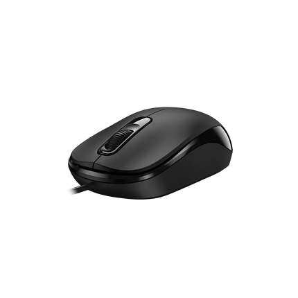 Mouse Genius RS2 DX-110 | Alámbrico | USB | 1000 DPI | Diseño Ambidiestro | Color Negro