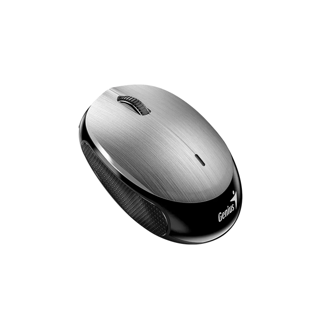Mouse inalámbrico Genius NX-9000BT lateral mostrando botones y ergonomía