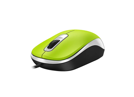 Mouse Genius RS2 DX-110 diseño ambidiestro vista lateral derecha