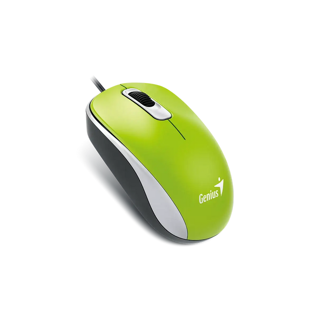 Mouse Genius RS2 DX-110 | Alámbrico USB | 1000 DPI | Diseño Ambidiestro