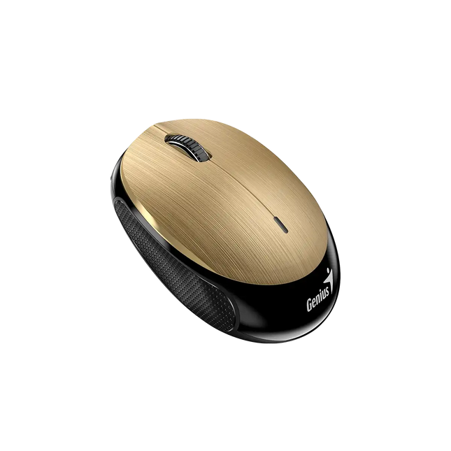 Vista lateral del mouse Genius NX-9000BT mostrando diseño ergonómico compacto