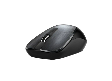 Mouse Genius NX-7015 negro vista superior completa con sensor óptico BlueEye 1200 DPI